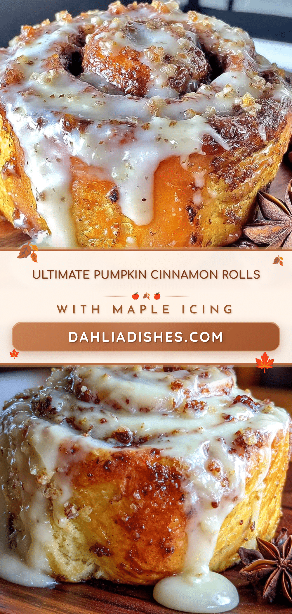pumpkin cinnamon rolls recipe