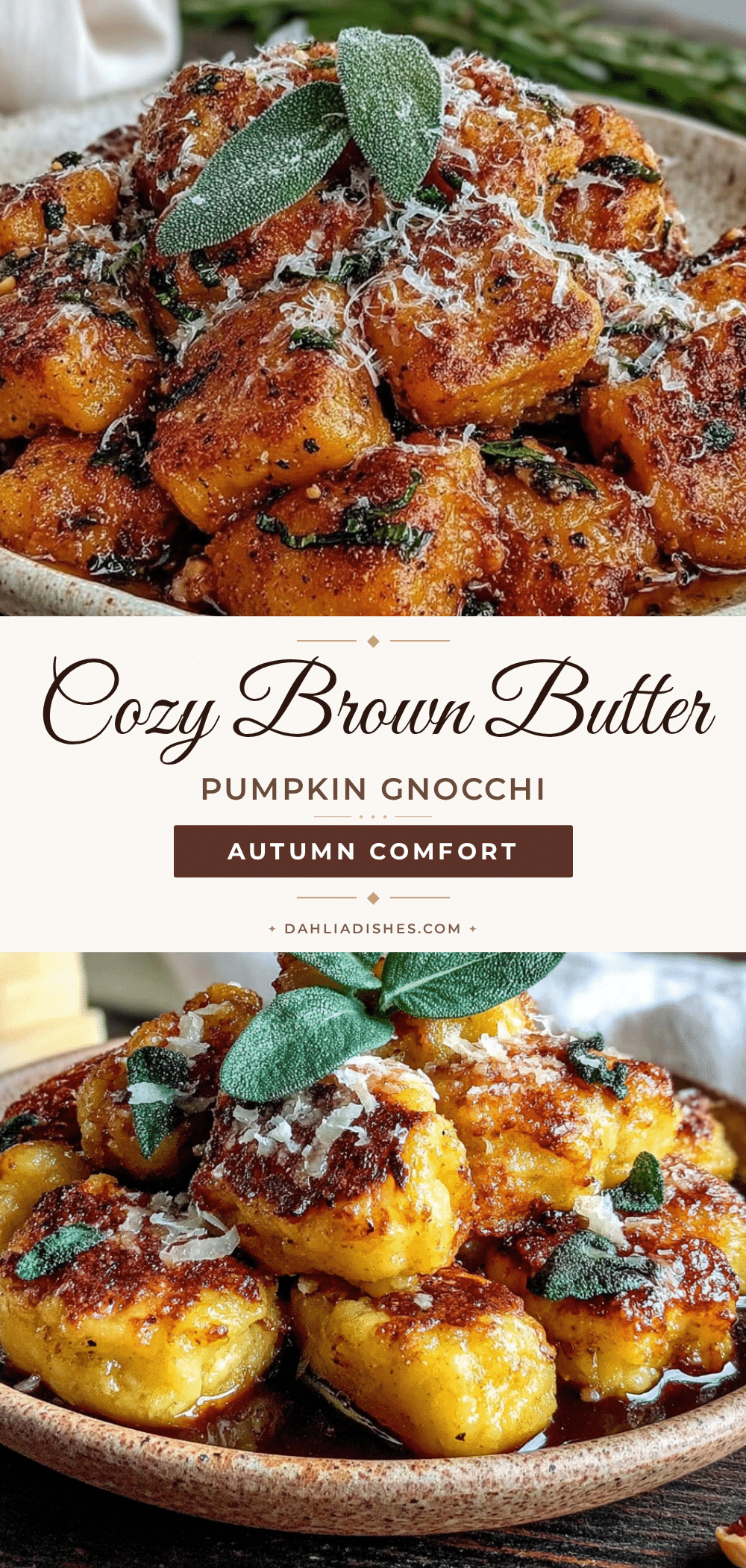pumpkin gnocchi with brown butter sage sauce recipe