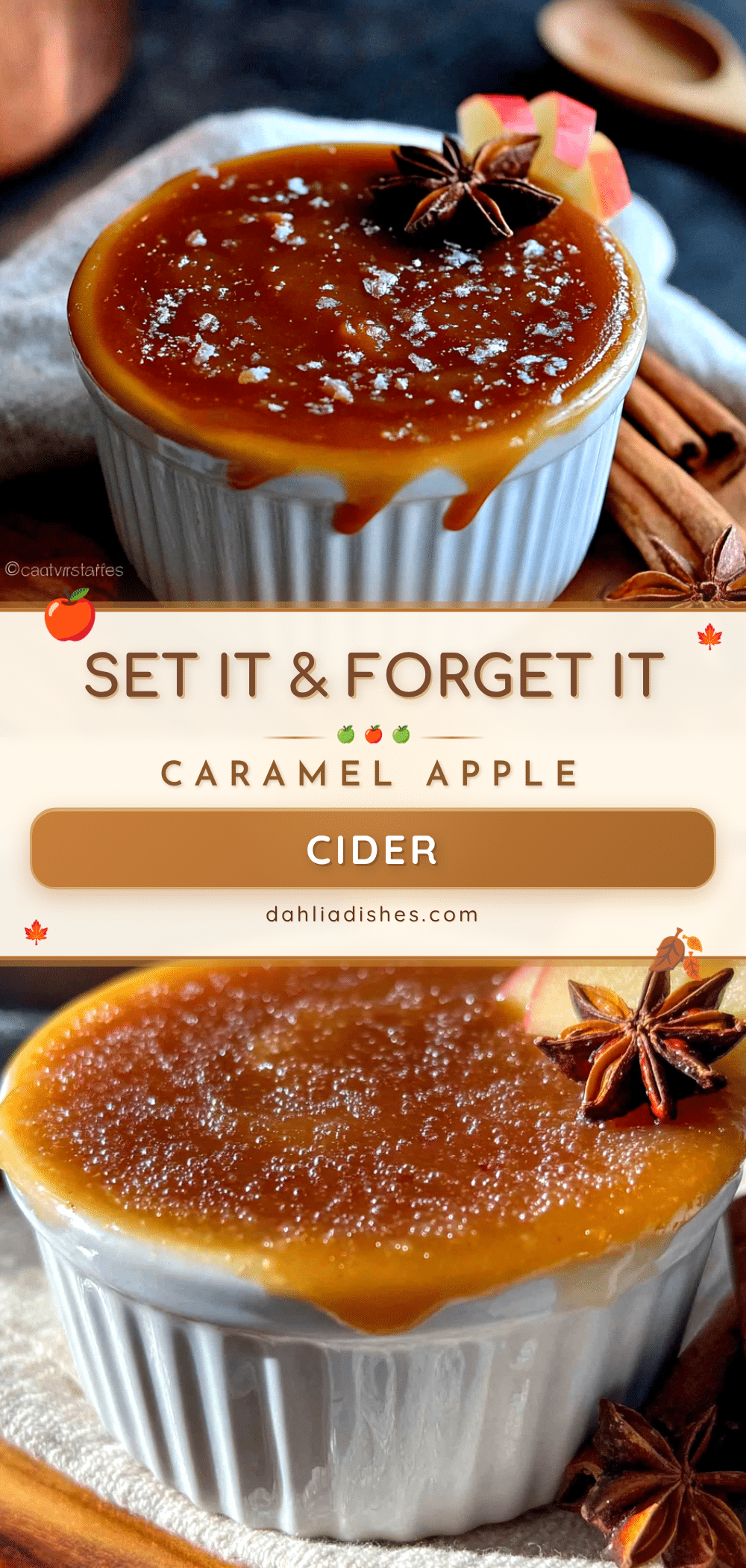 slow cooker apple cider caramel sauce recipe