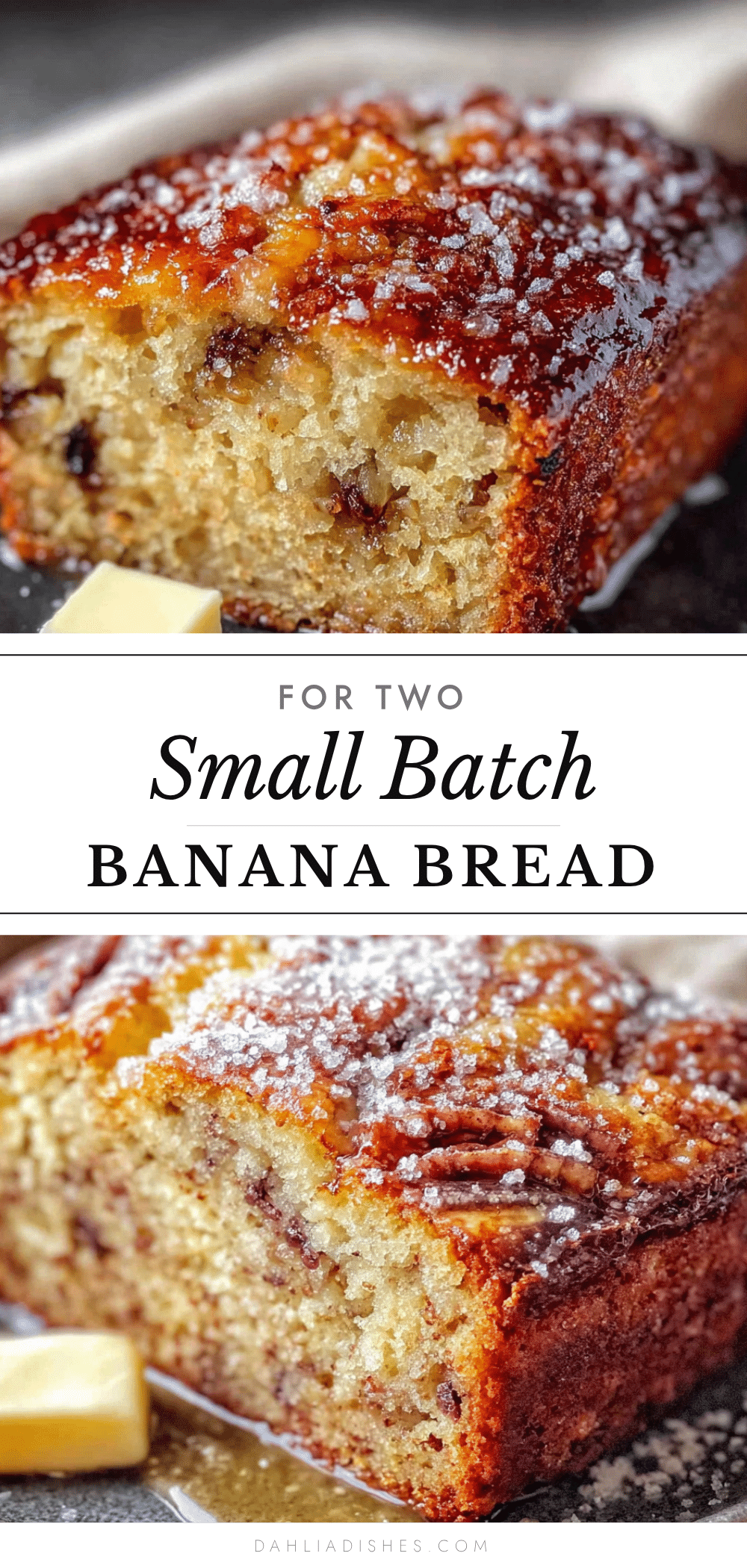 small-batch banana bread recipe
