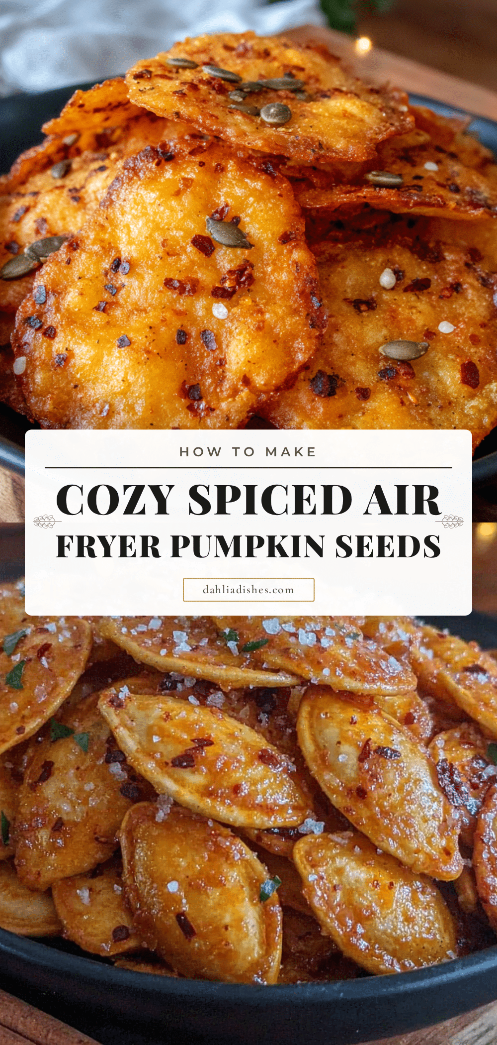 air fryer pumpkin seeds recipe