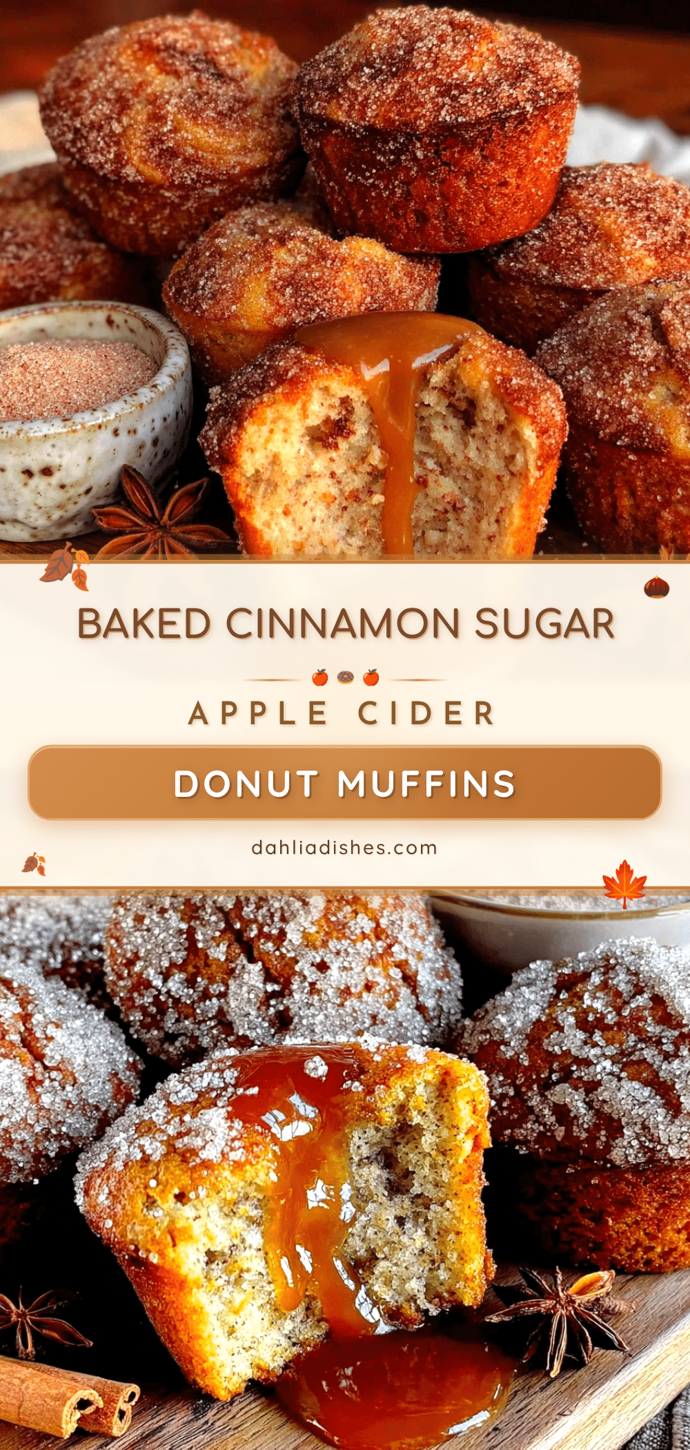 apple cider donut muffins recipe