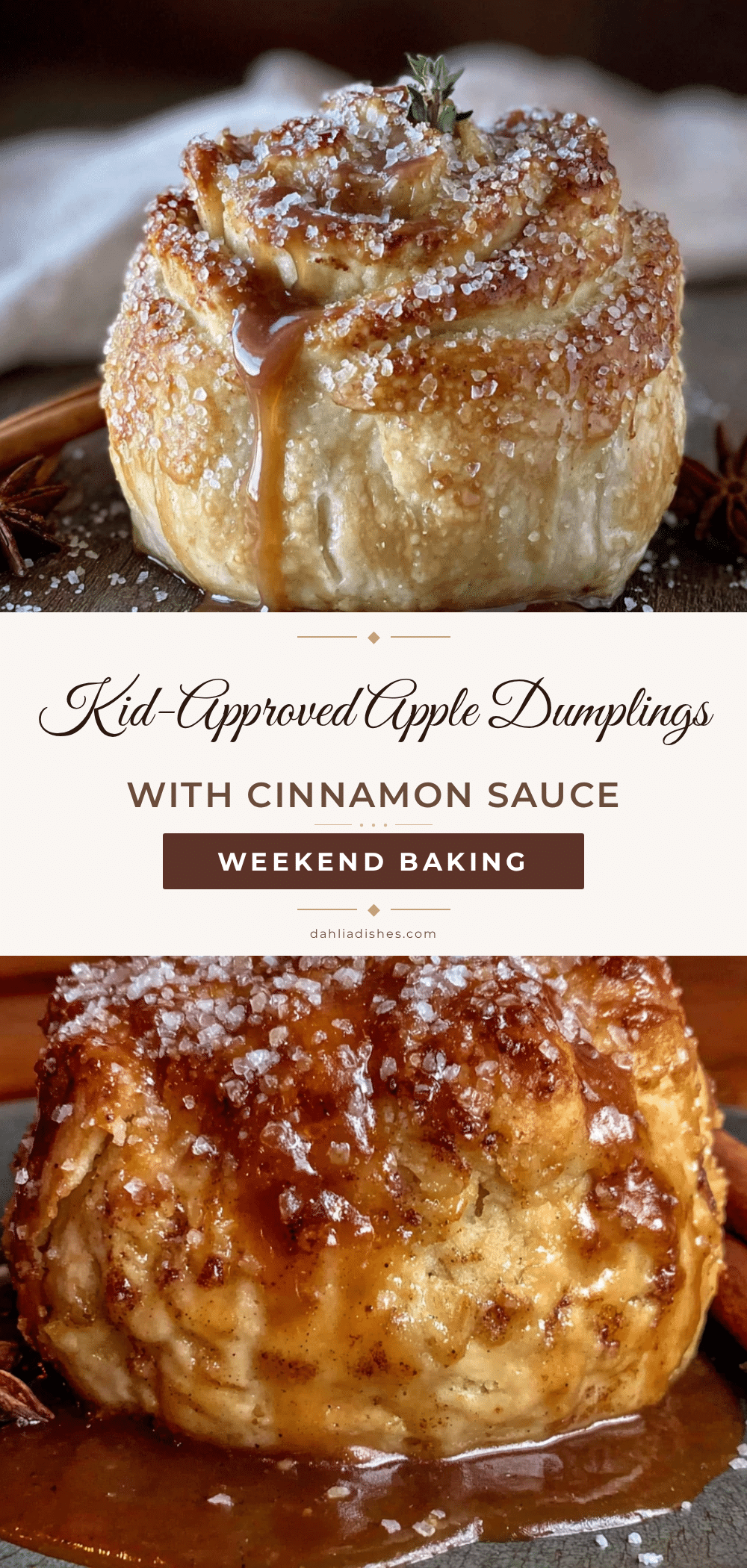 apple dumplings with cinnamon sauce recipe
