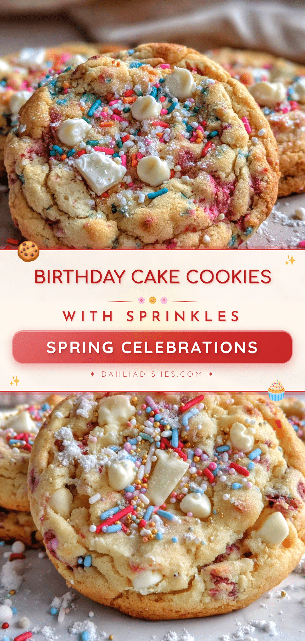 birthday cake cookies recipe