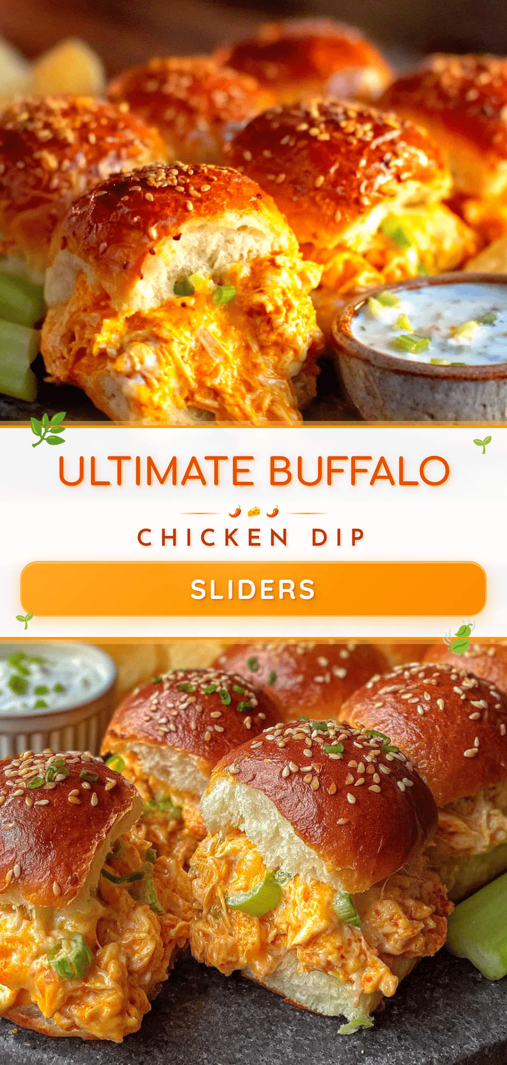 buffalo chicken dip sliders recipe
