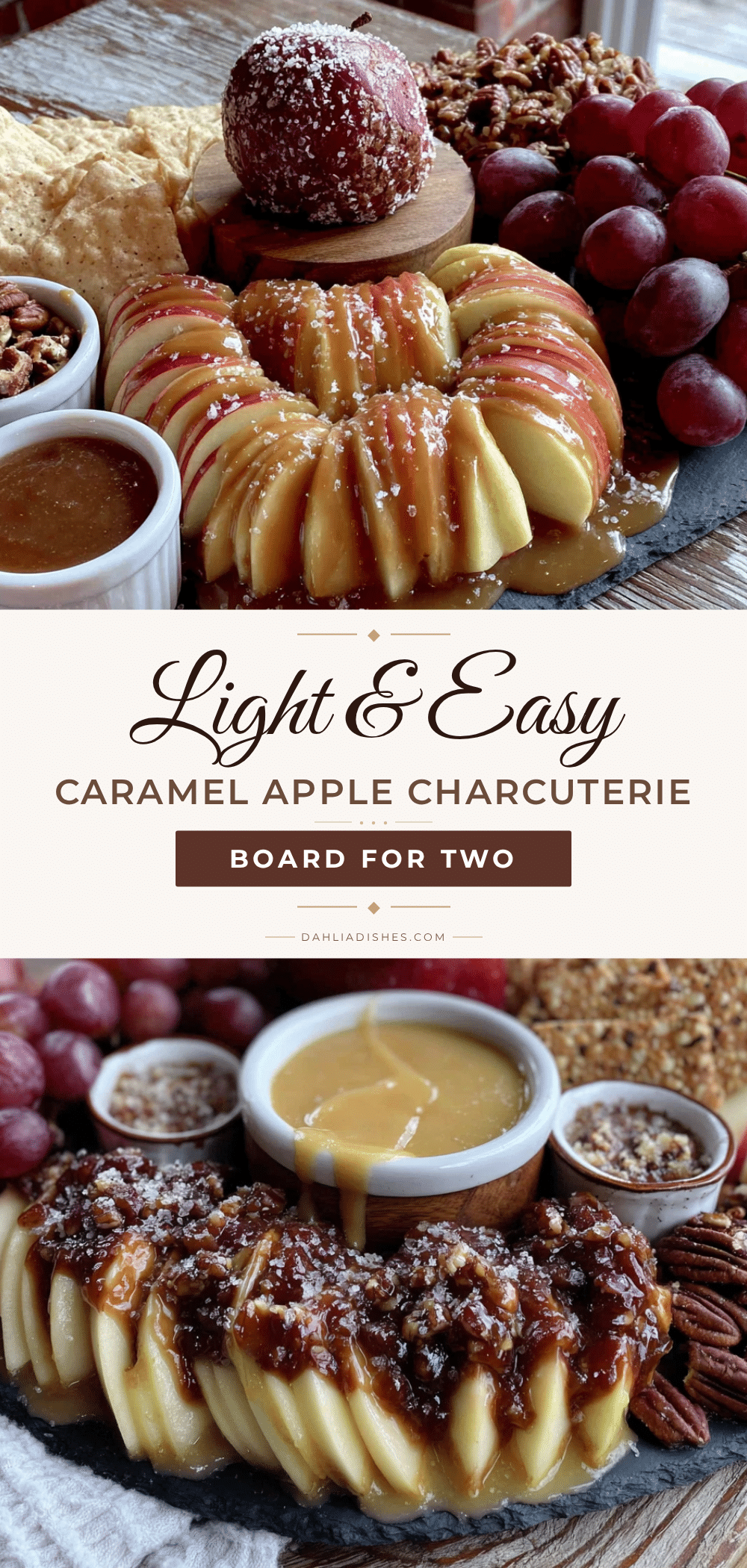 caramel apple charcuterie board recipe