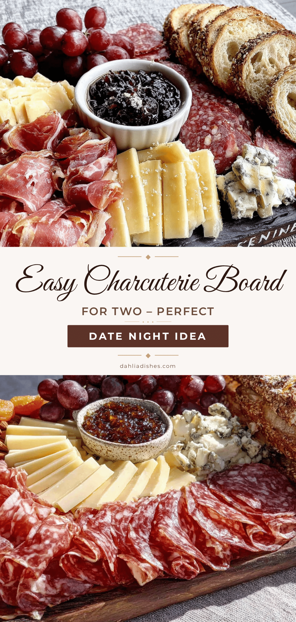 charcuterie board for two recipe