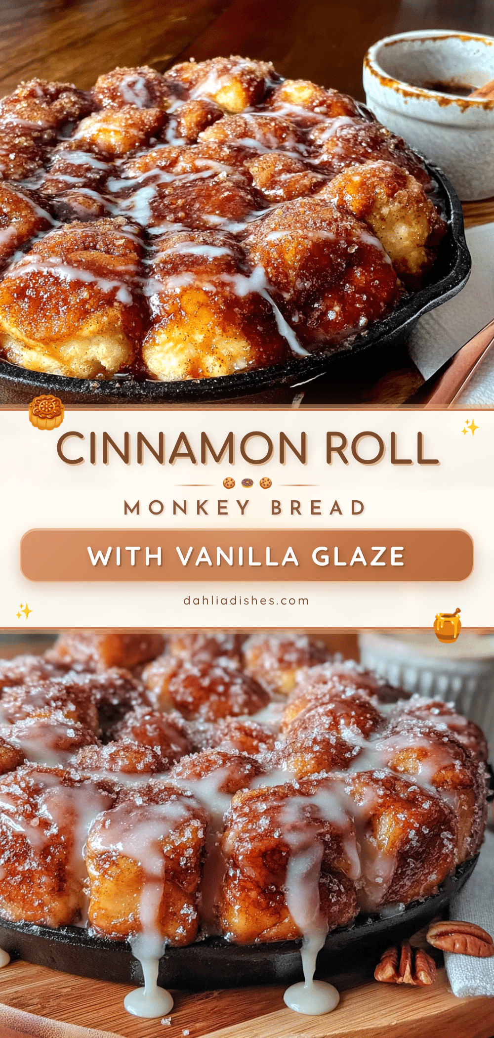 cinnamon roll monkey bread recipe