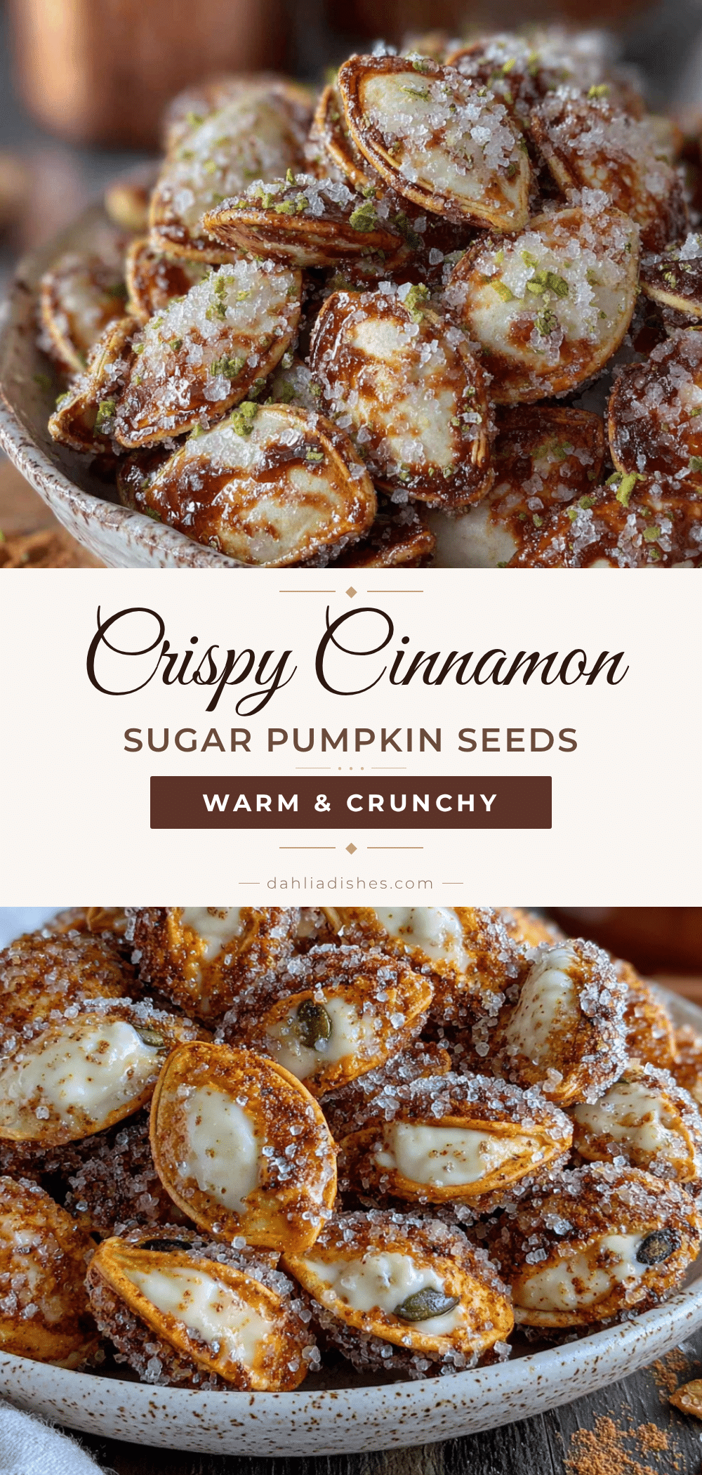 cinnamon sugar pumpkin seeds recipe