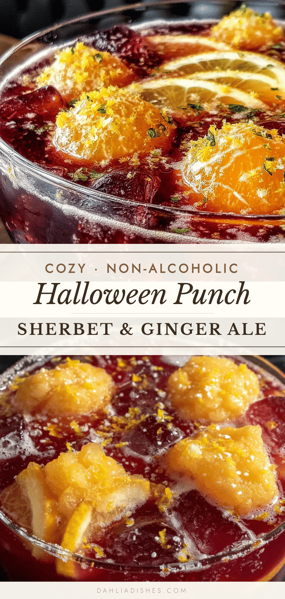 cozy non-alcoholic halloween punch recipe