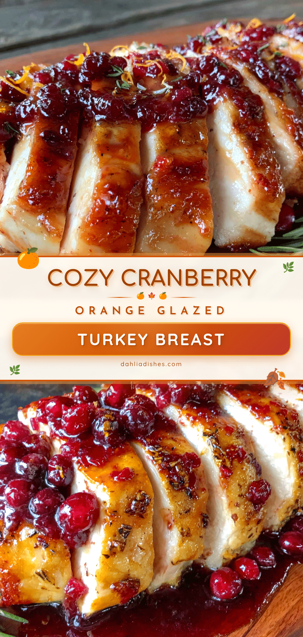 Cranberry Orange Glazed Turkey Breast recipe
