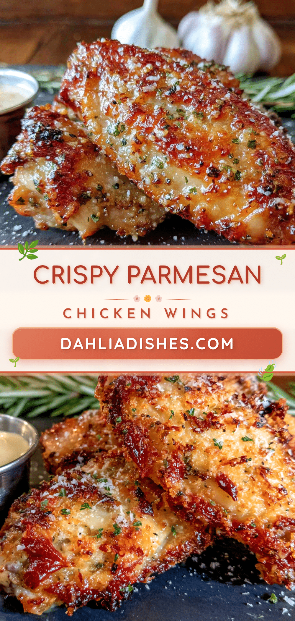 crispy baked parmesan chicken wings recipe