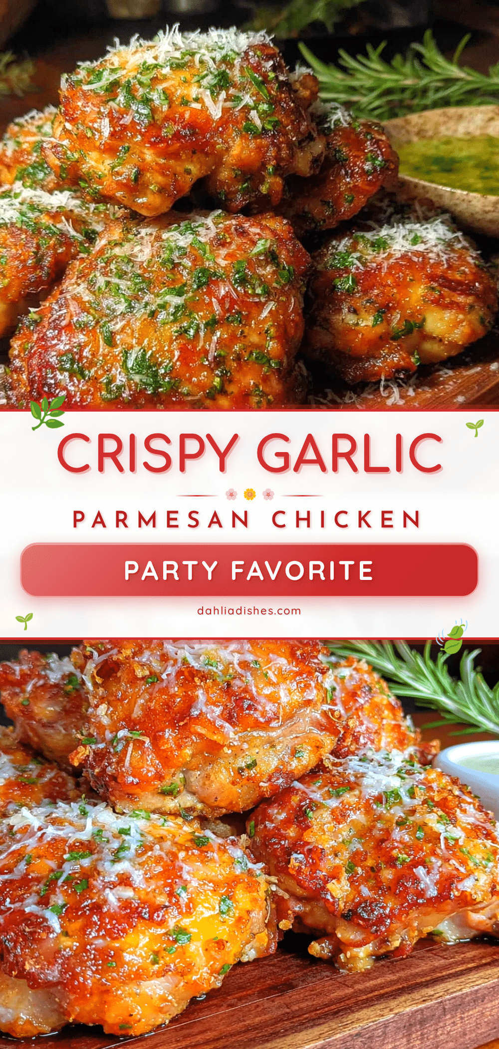 crispy garlic parmesan chicken thighs recipe