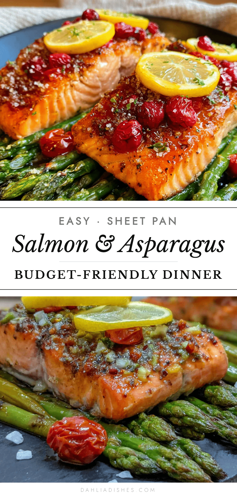 easy sheet pan salmon and asparagus recipe