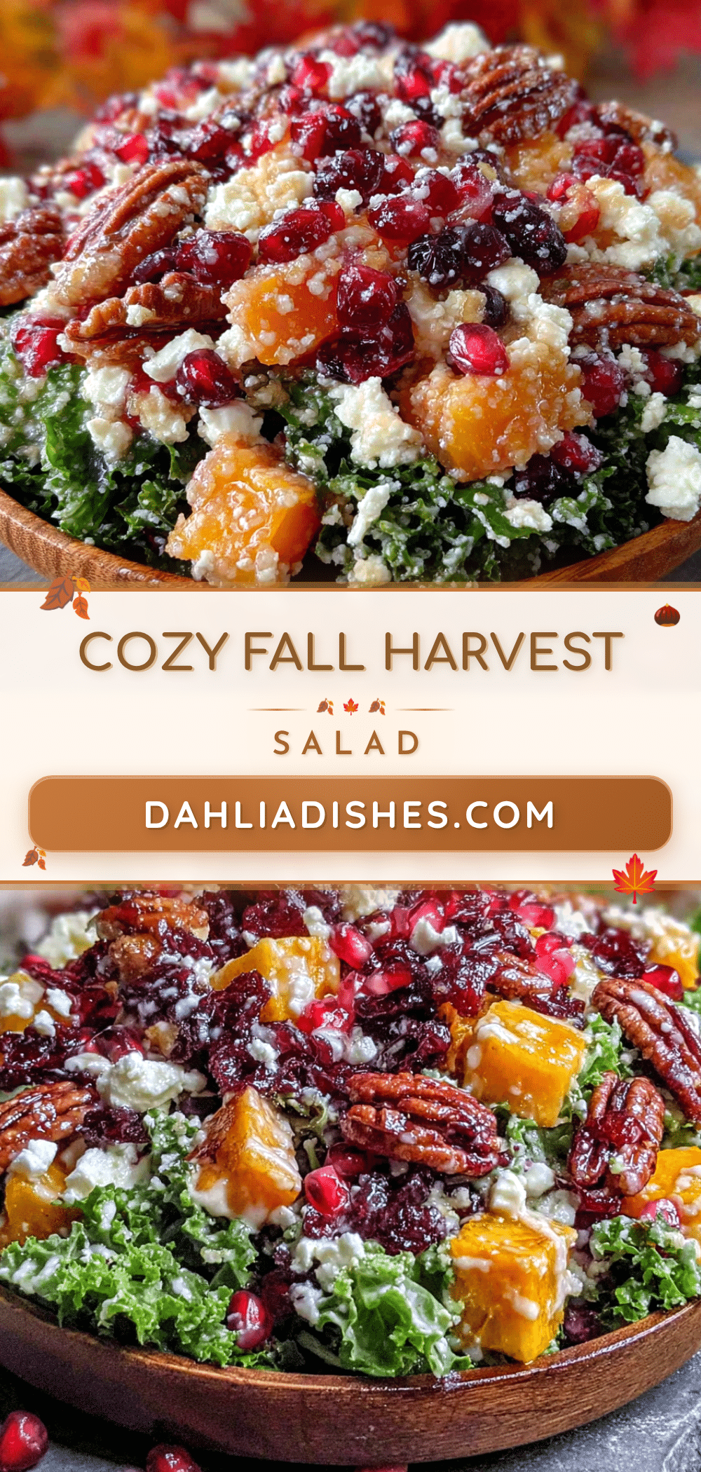 fall harvest salad with maple vinaigrette recipe