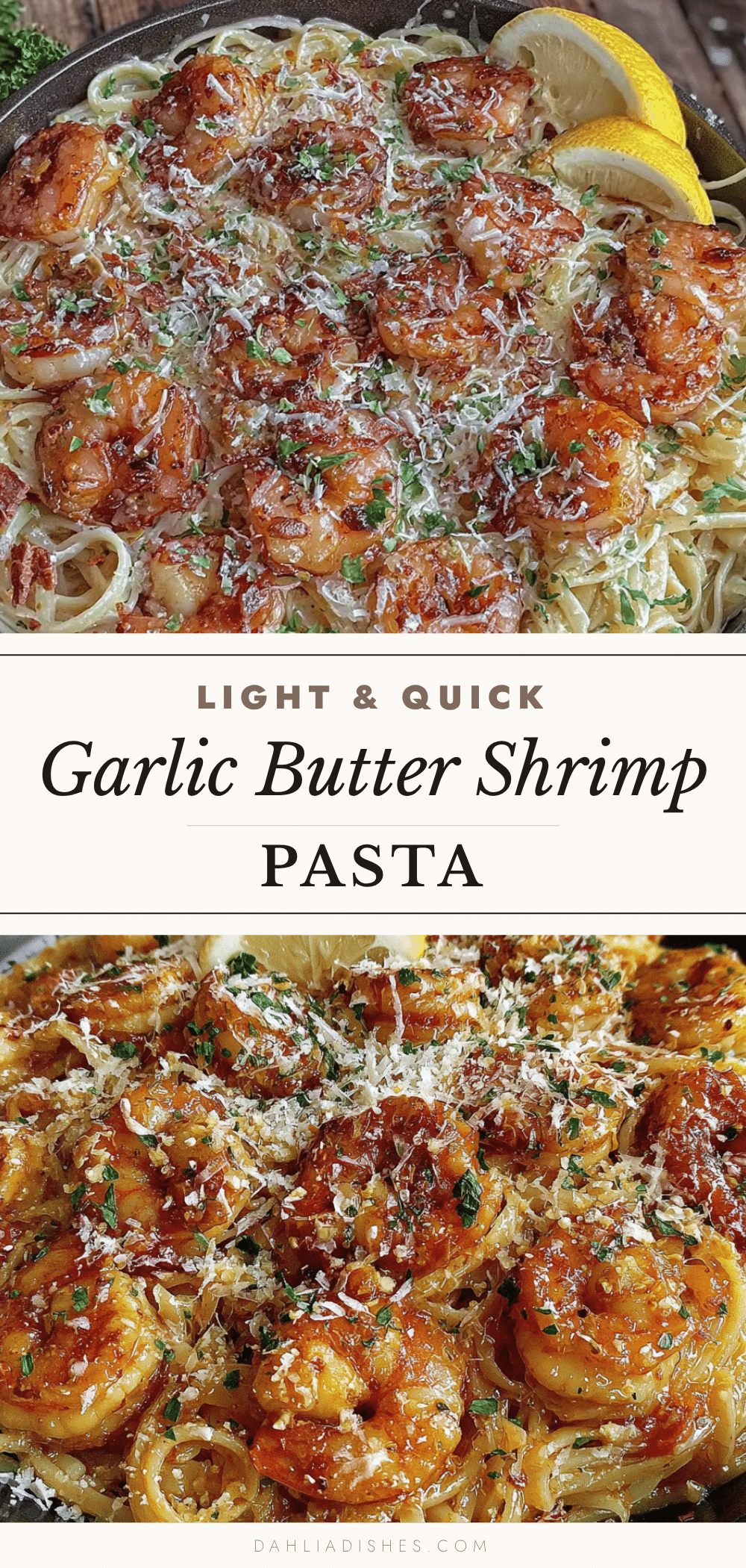 garlic butter shrimp pasta recipe