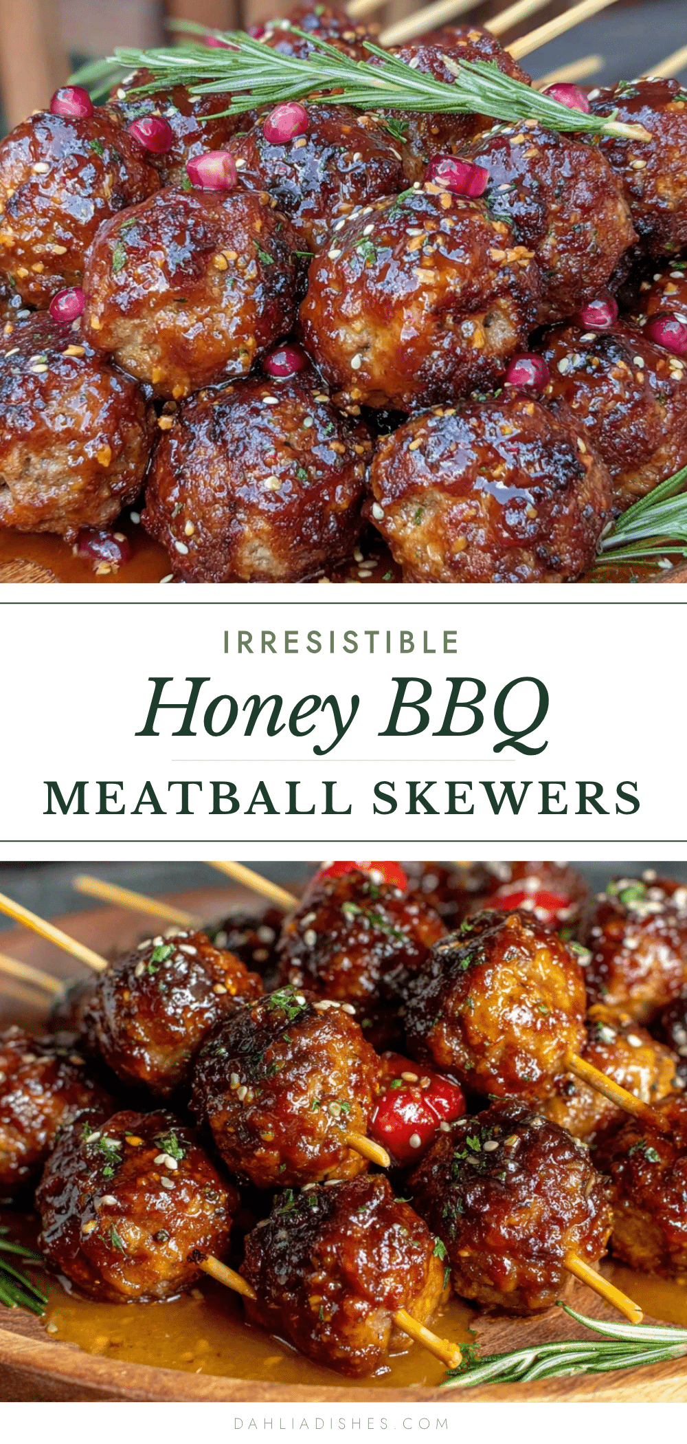 honey bbq meatball skewers recipe