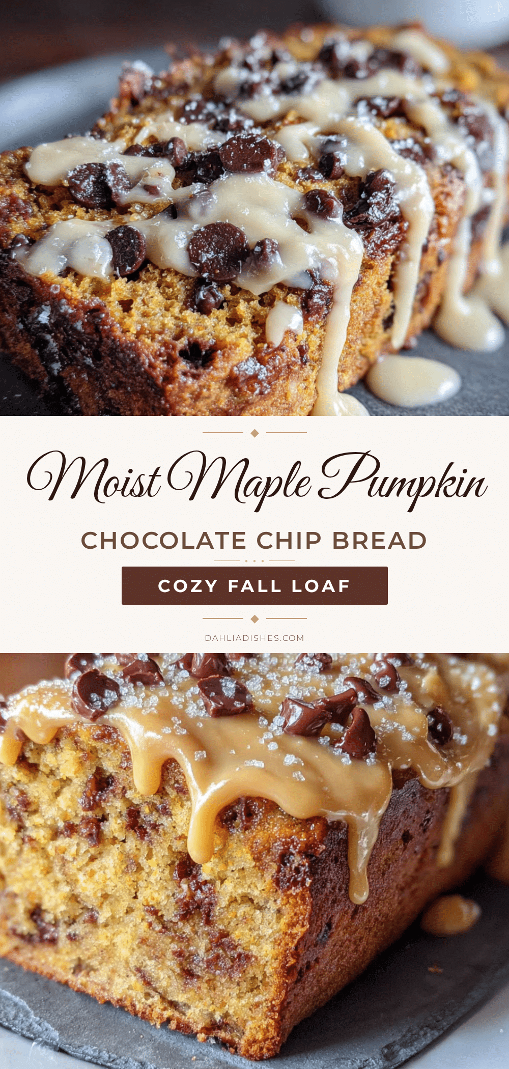 maple pumpkin chocolate chip bread recipe