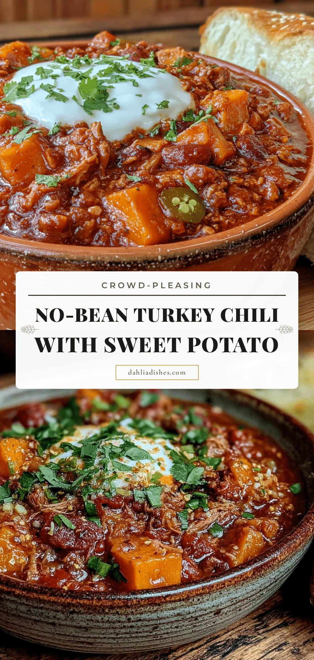 no-bean turkey chili with sweet potato recipe