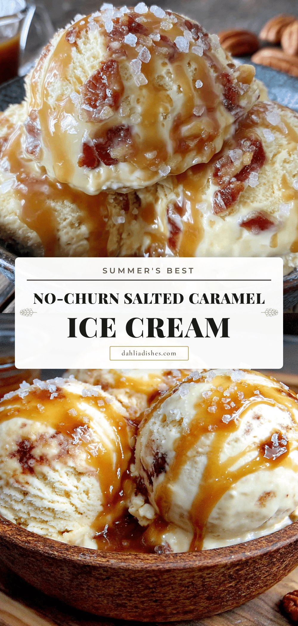 no-churn salted caramel ice cream recipe