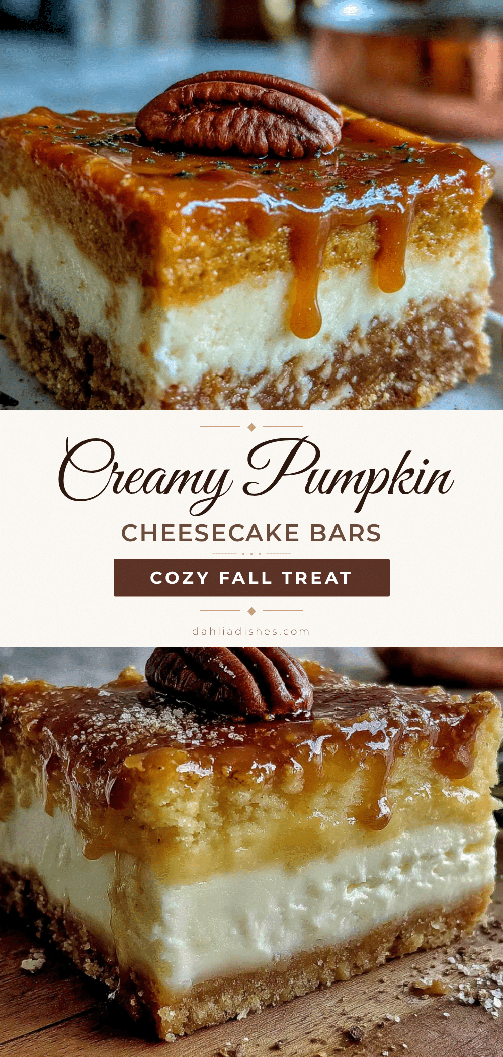pumpkin cheesecake bars recipe