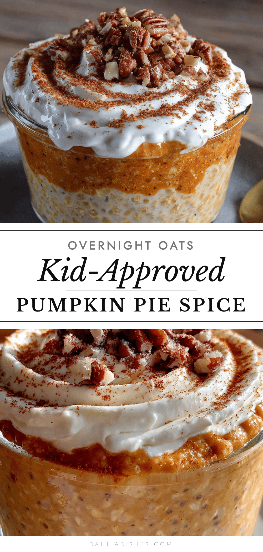 pumpkin pie overnight oats recipe
