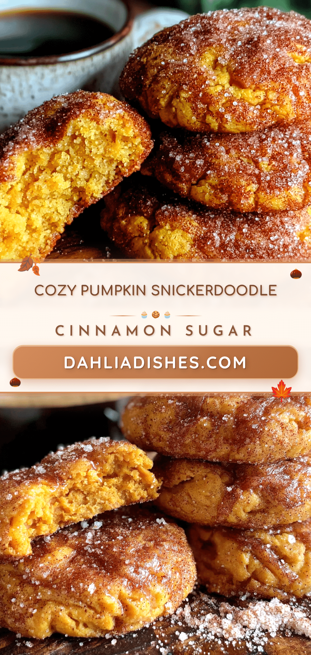 pumpkin snickerdoodle cookies recipe