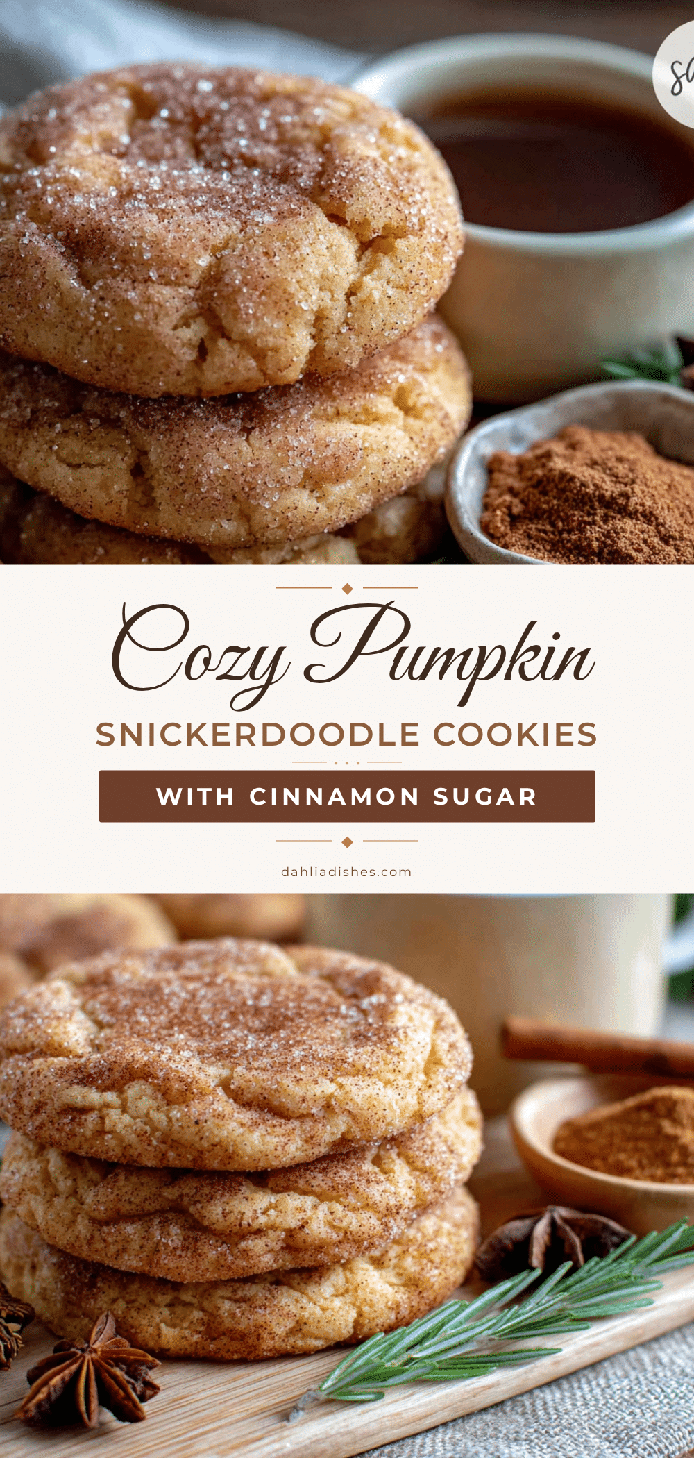 pumpkin snickerdoodle cookies recipe