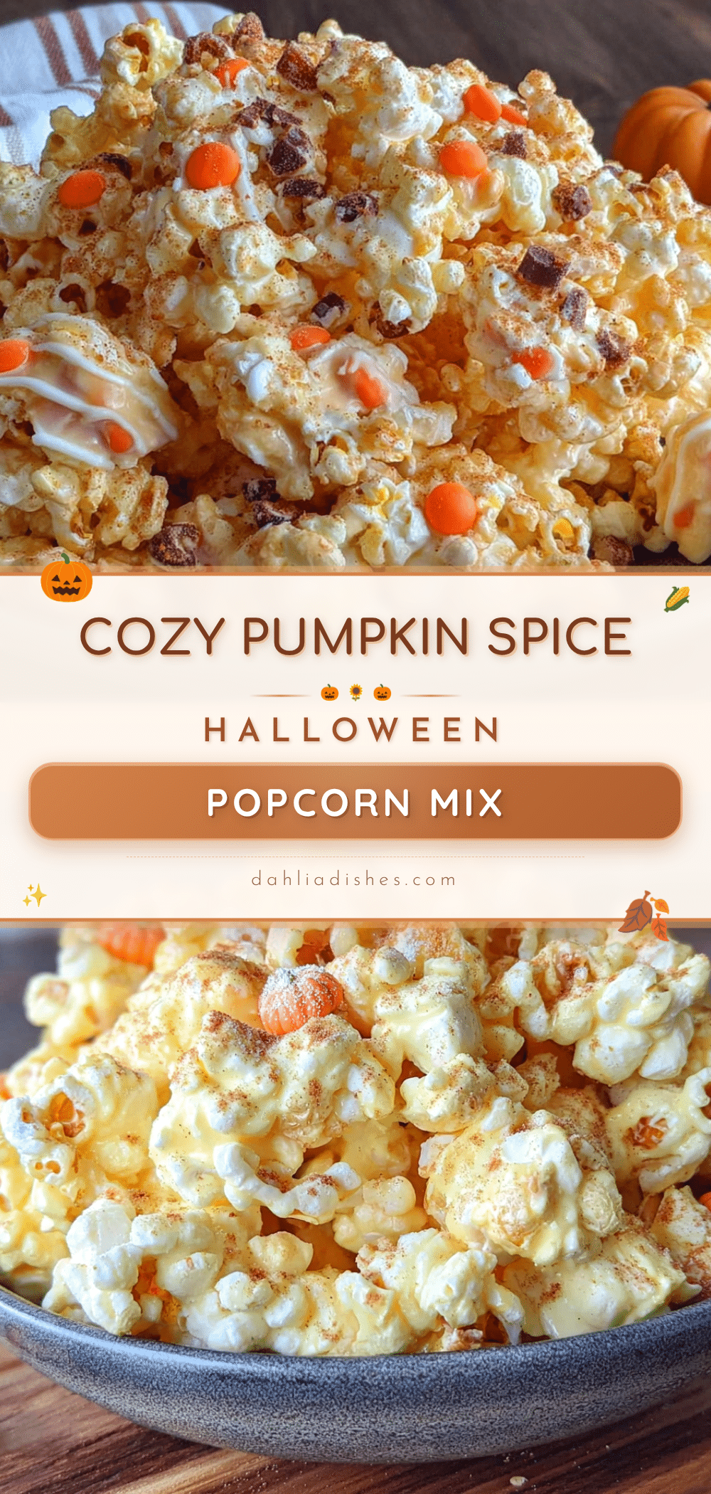 pumpkin spice popcorn mix recipe