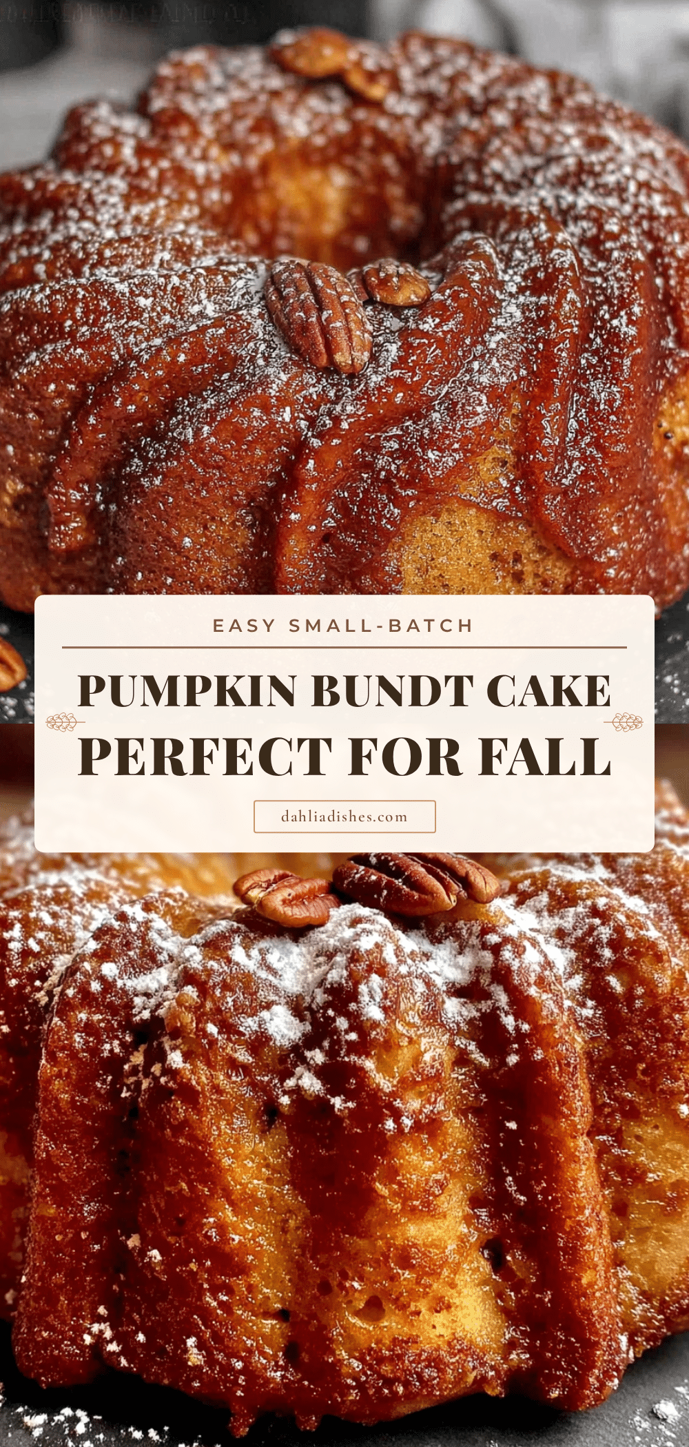 small-batch pumpkin bundt cake recipe