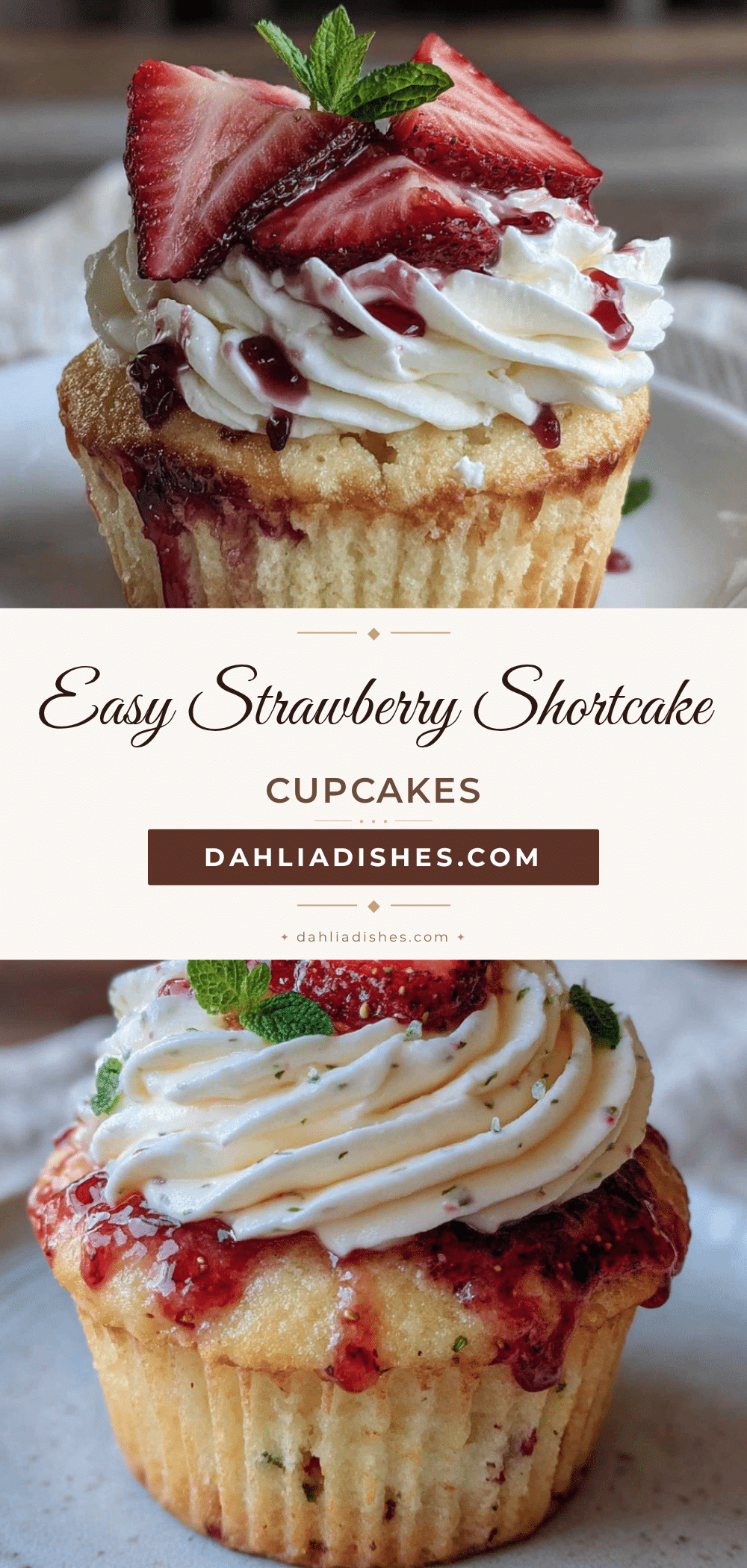 strawberry shortcake cupcakes recipe