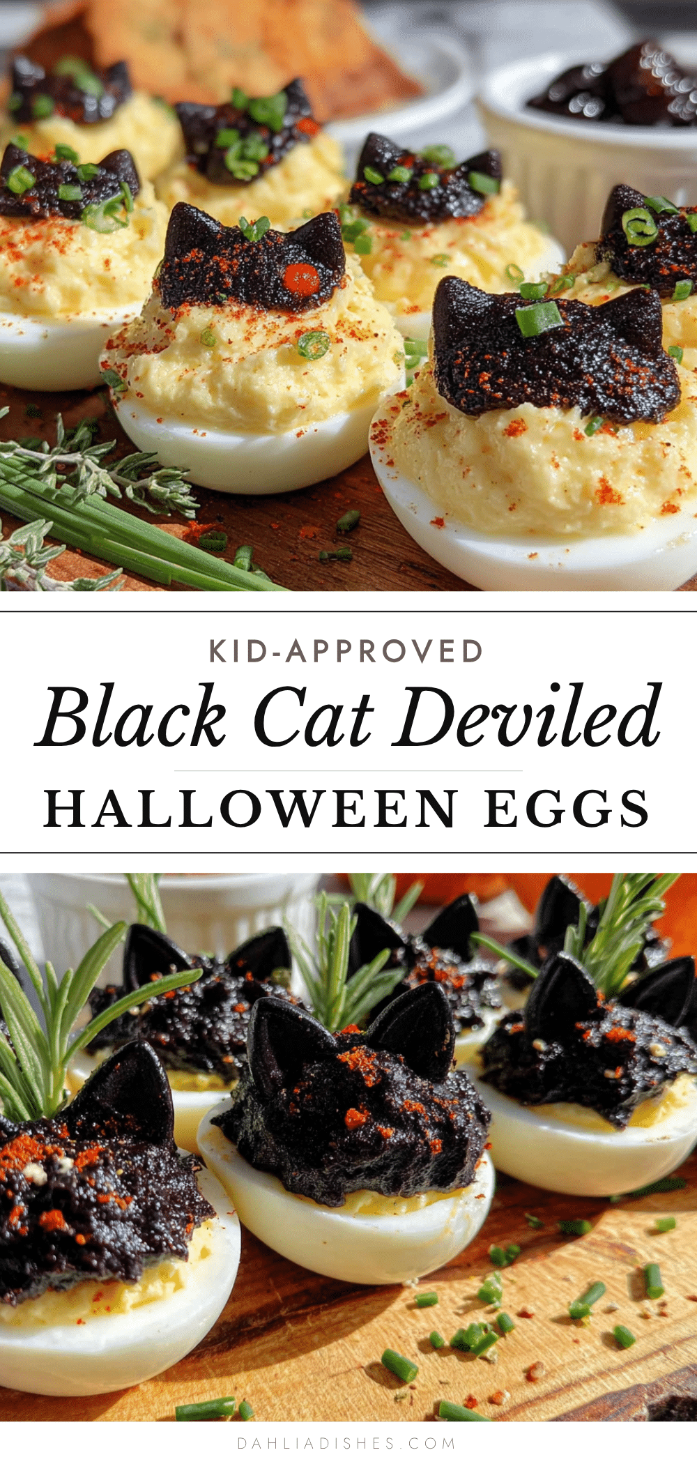 black cat deviled eggs recipe