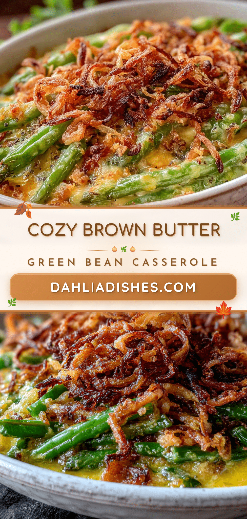 brown butter green bean casserole recipe