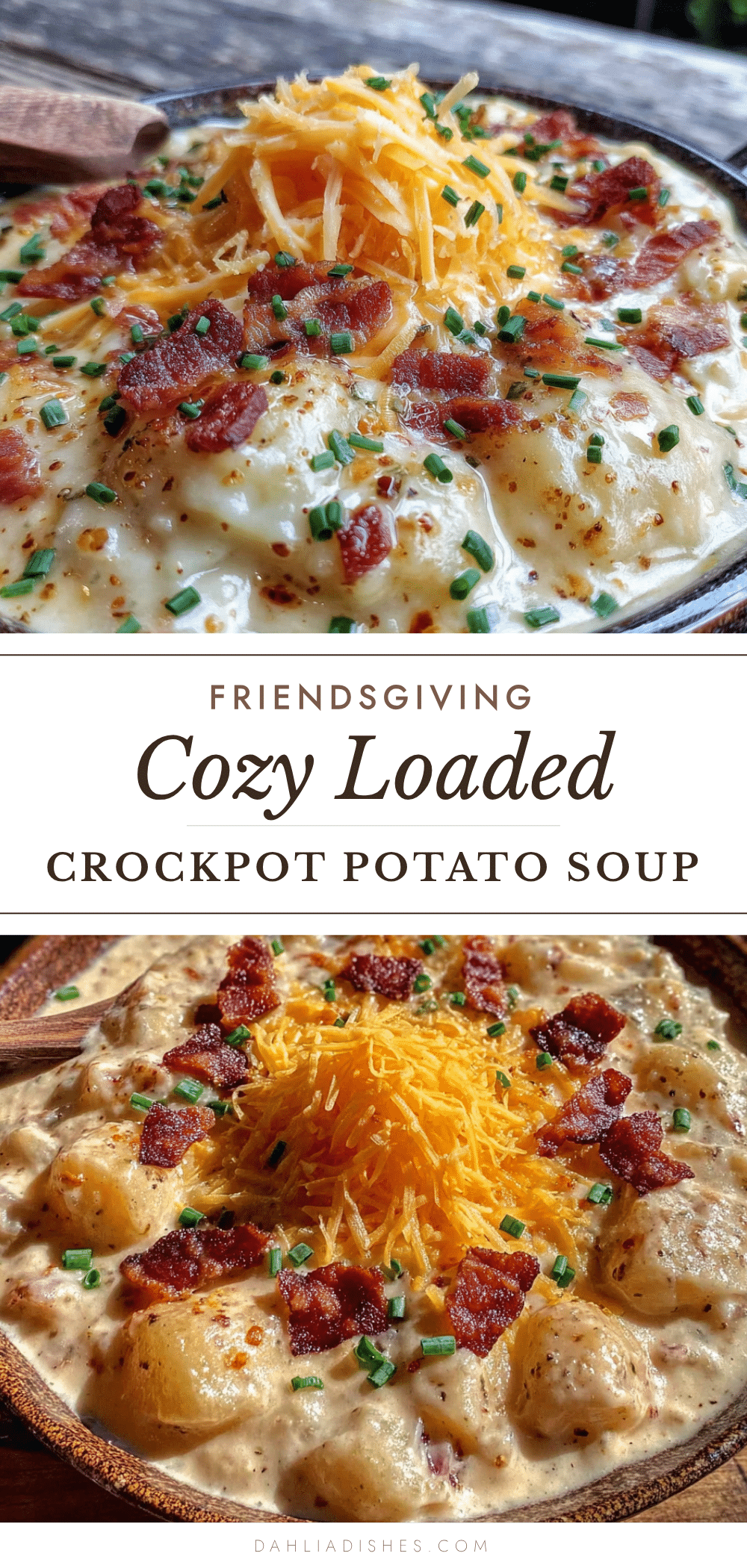 cozy loaded crockpot potato soup recipe