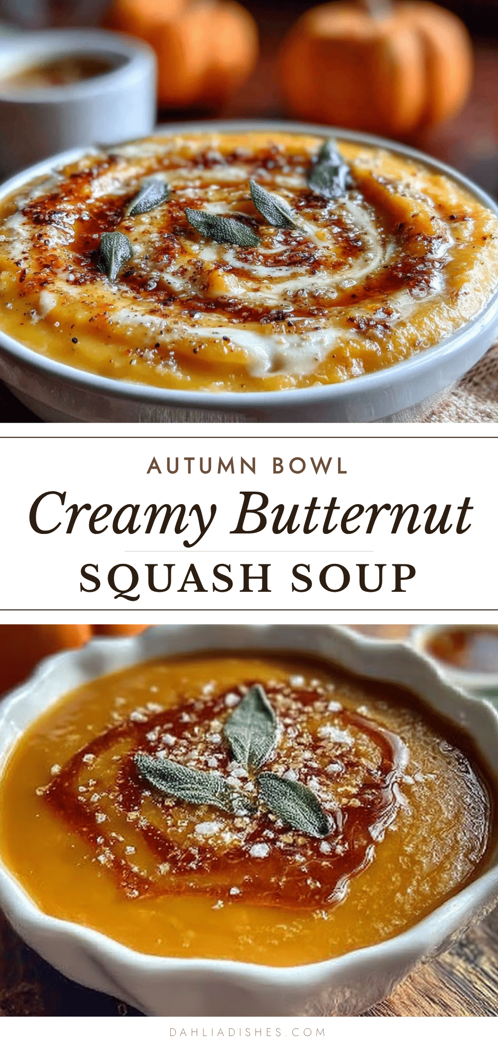creamy butternut squash soup with brown butter recipe
