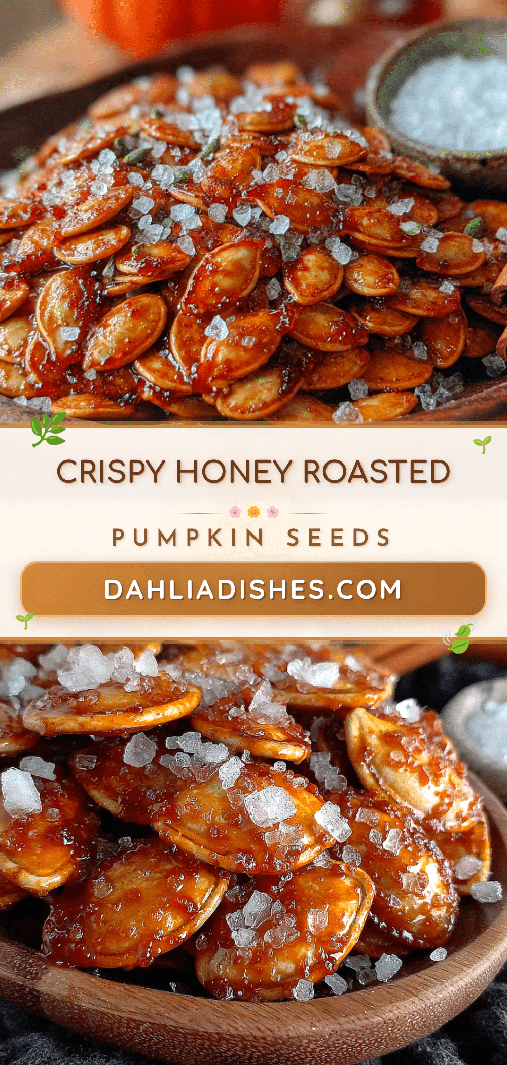 crispy honey roasted pumpkin seeds recipe