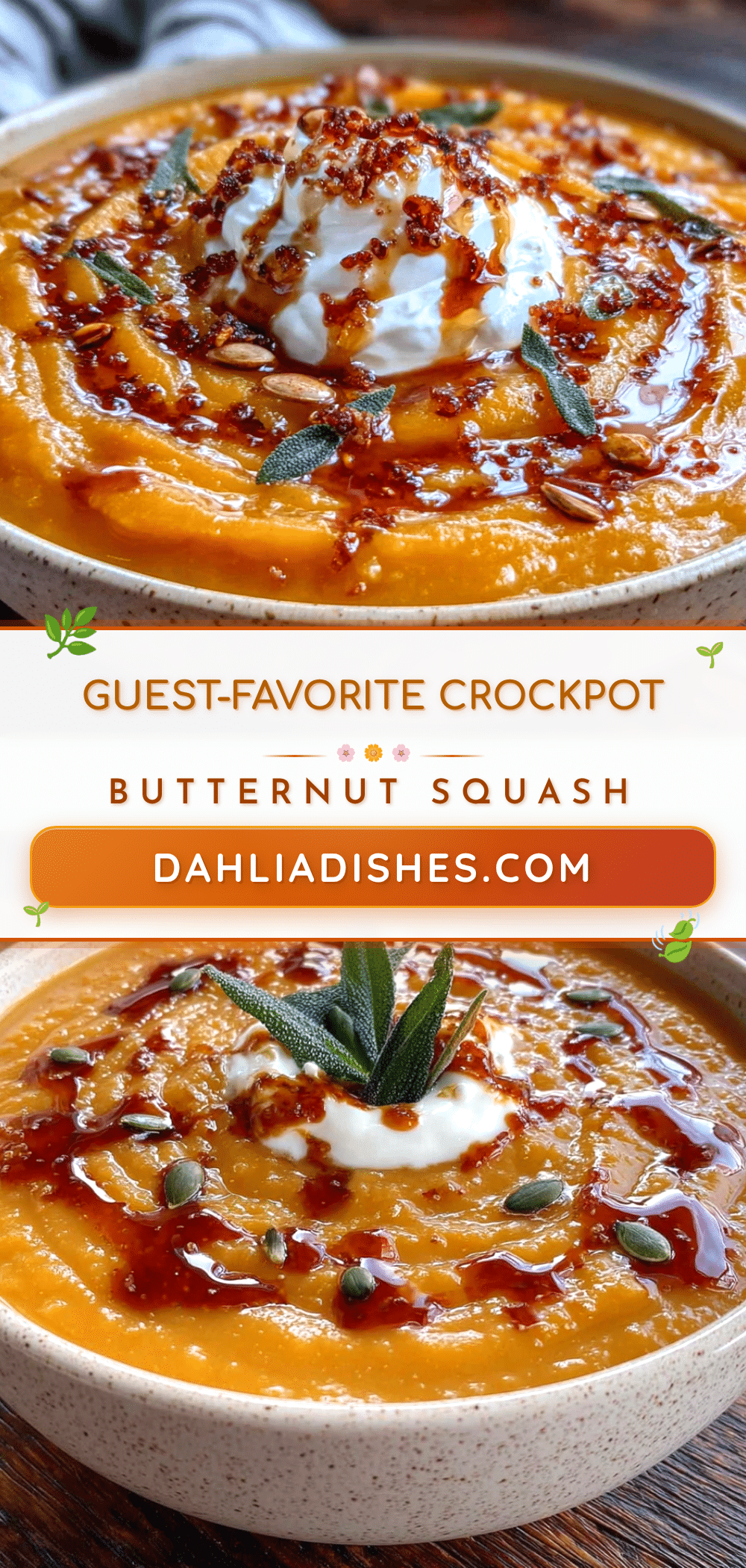 crockpot butternut squash soup recipe
