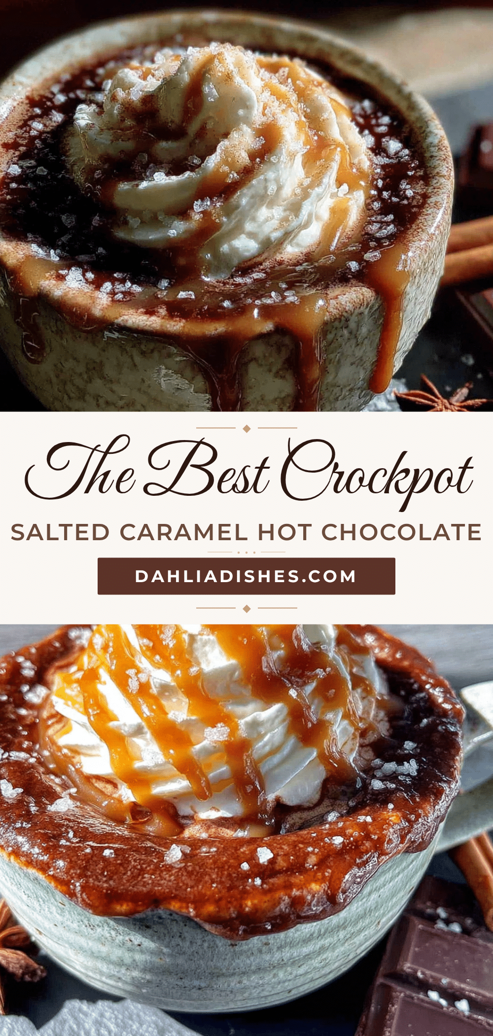 crockpot salted caramel hot chocolate recipe