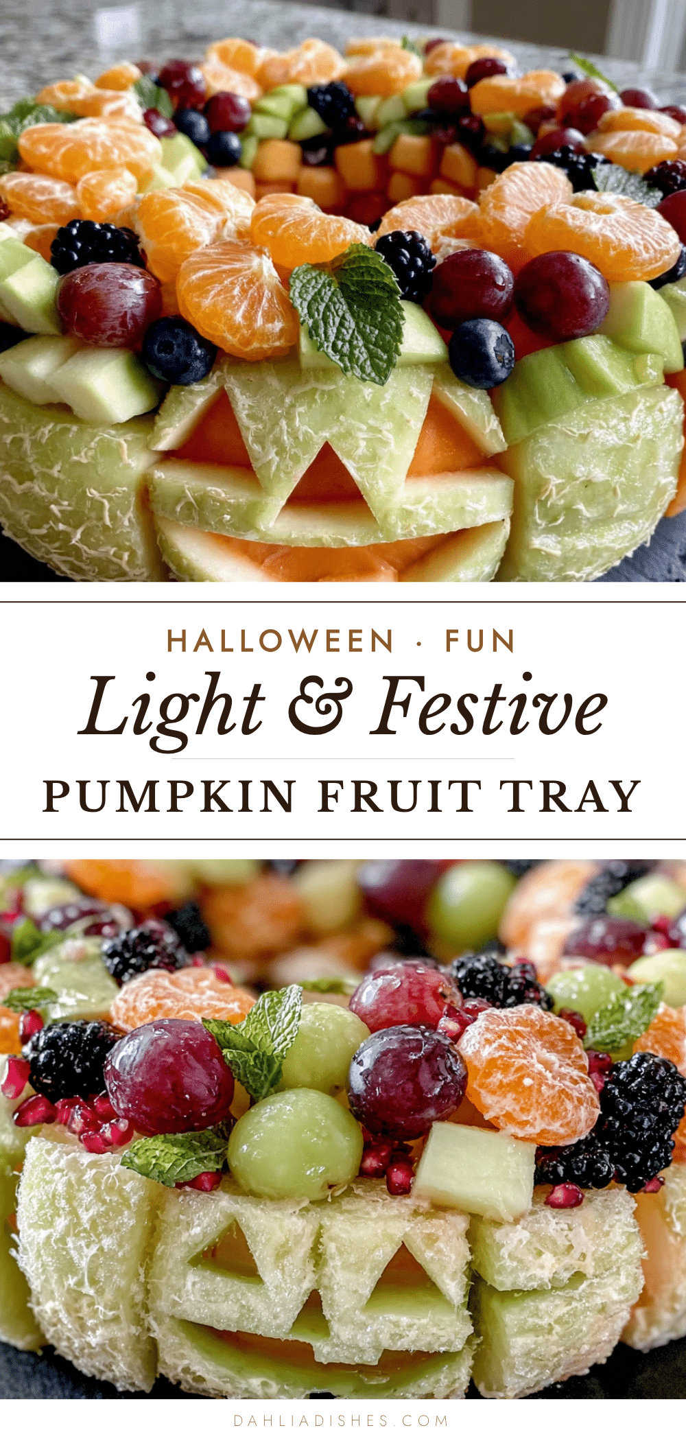 Halloween fruit tray recipe
