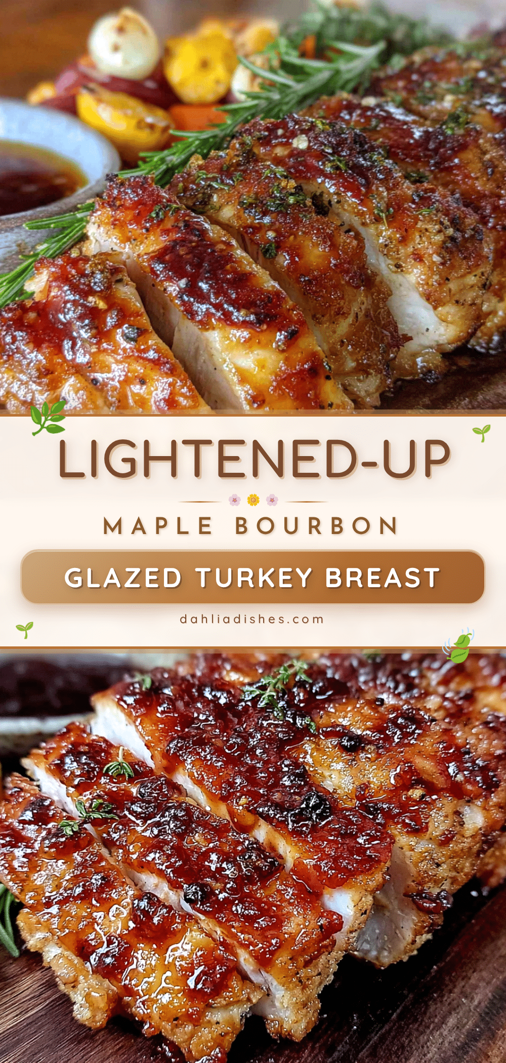 maple bourbon glazed turkey breast recipe