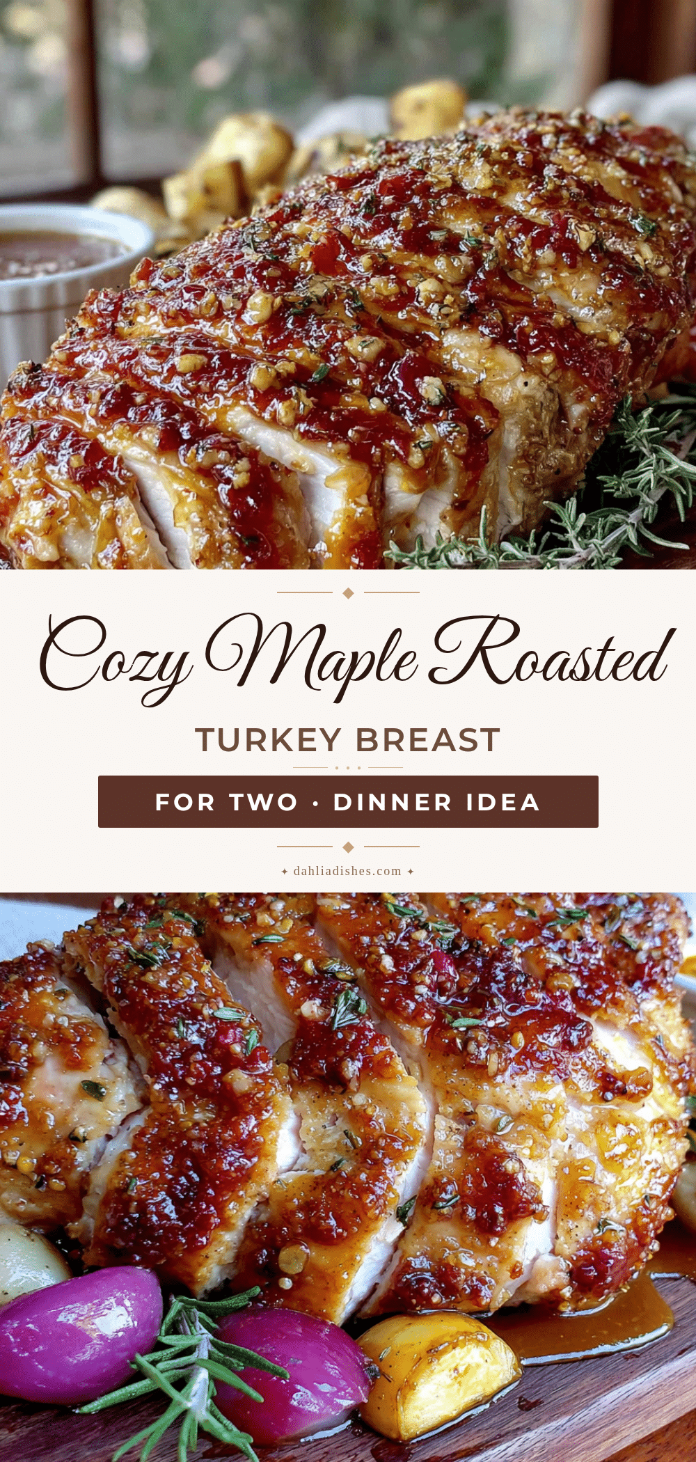 maple roasted turkey breast for two recipe