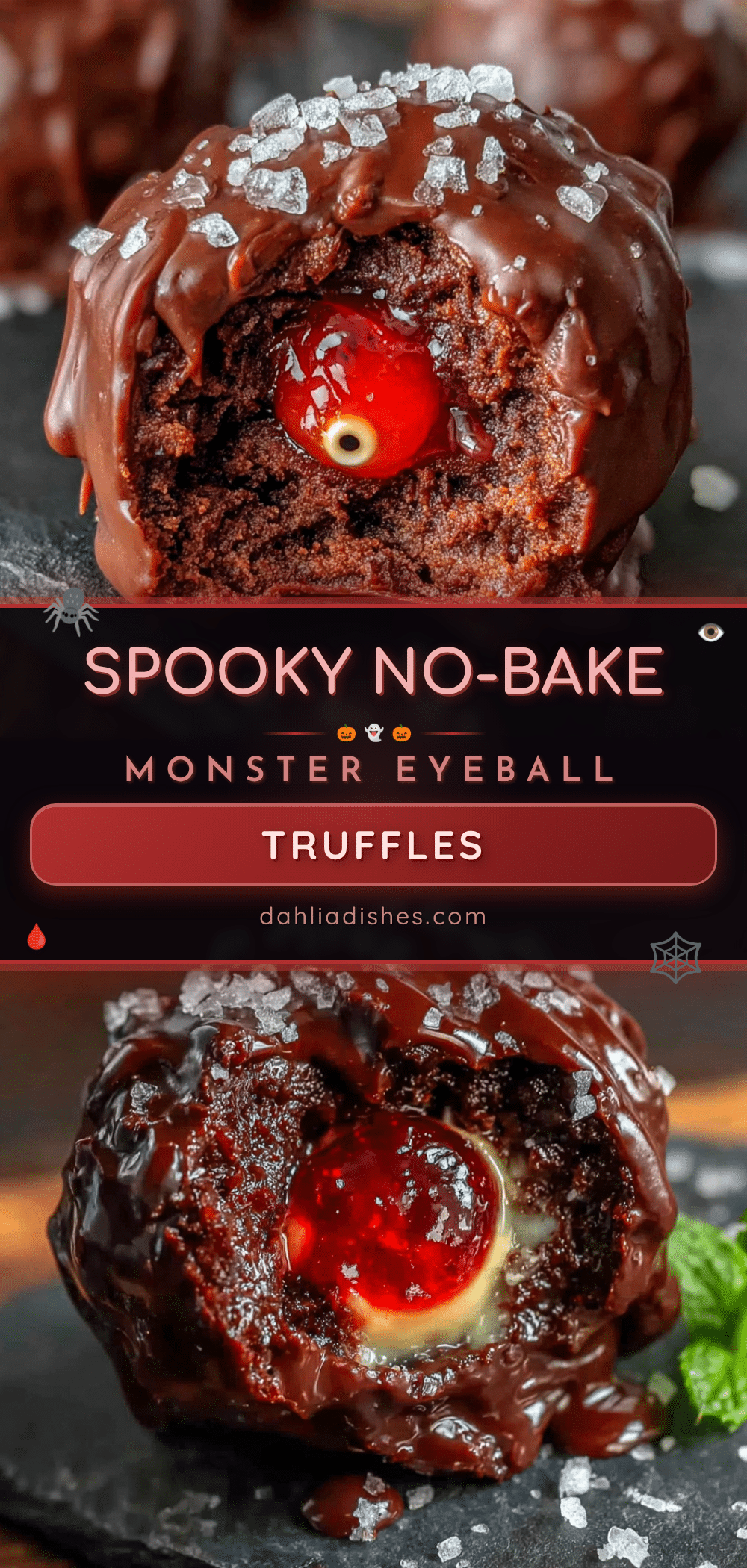 No-Bake Monster Eyeball Truffles recipe