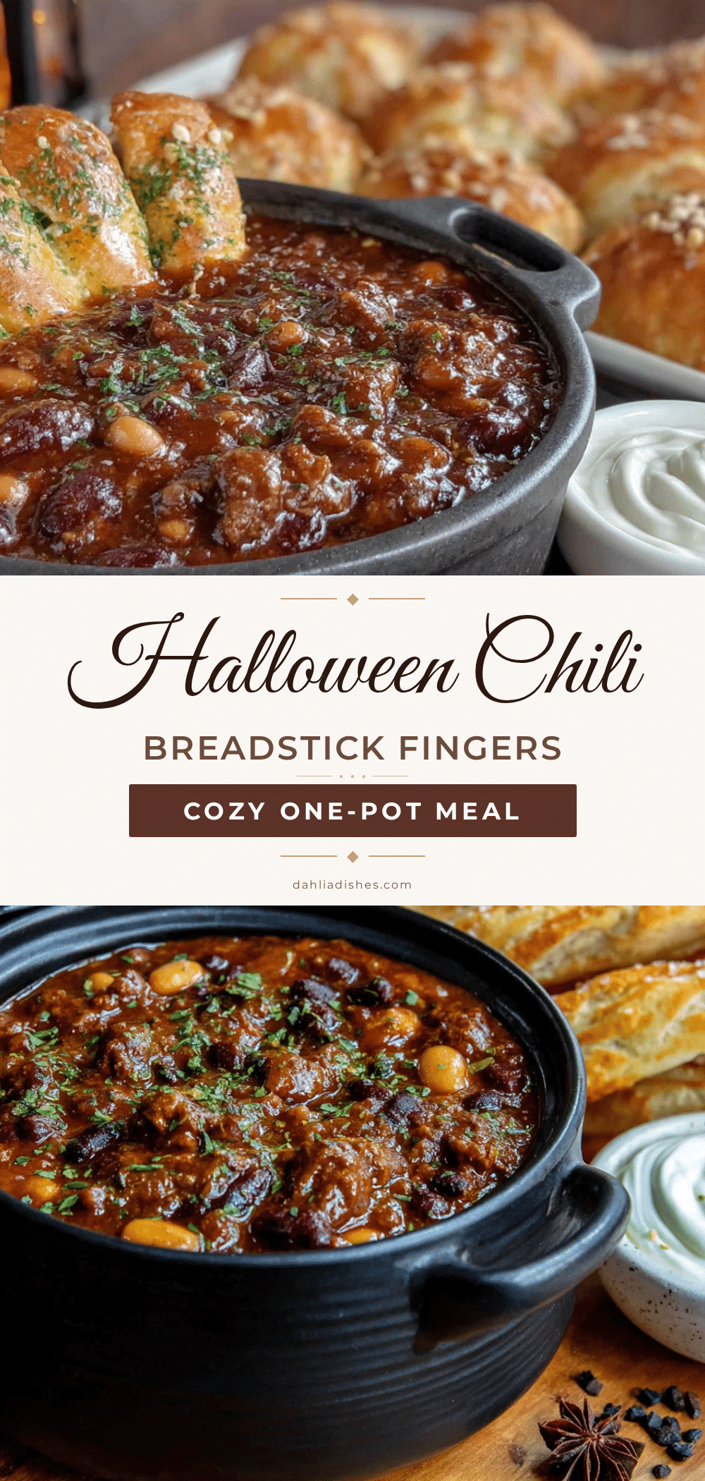 one-pot Halloween chili recipe