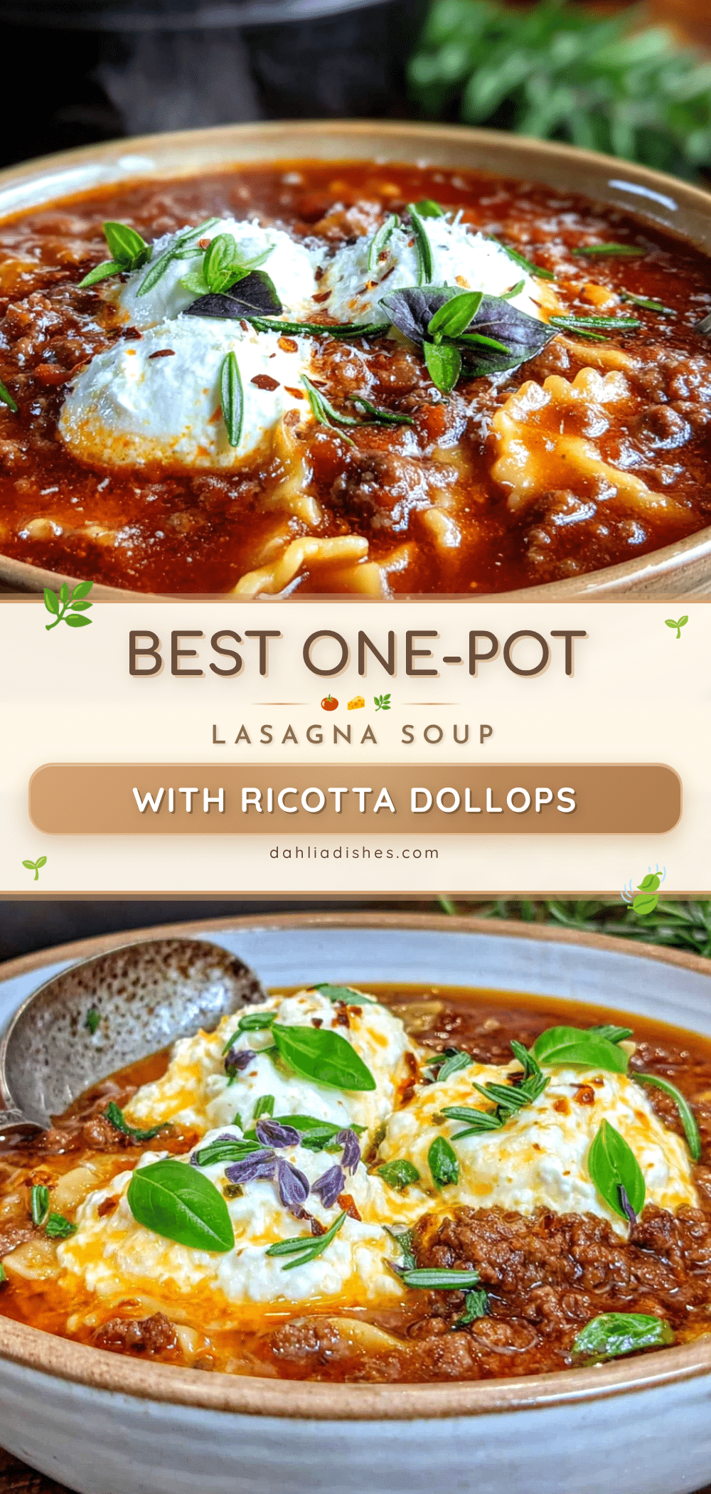one-pot lasagna soup recipe