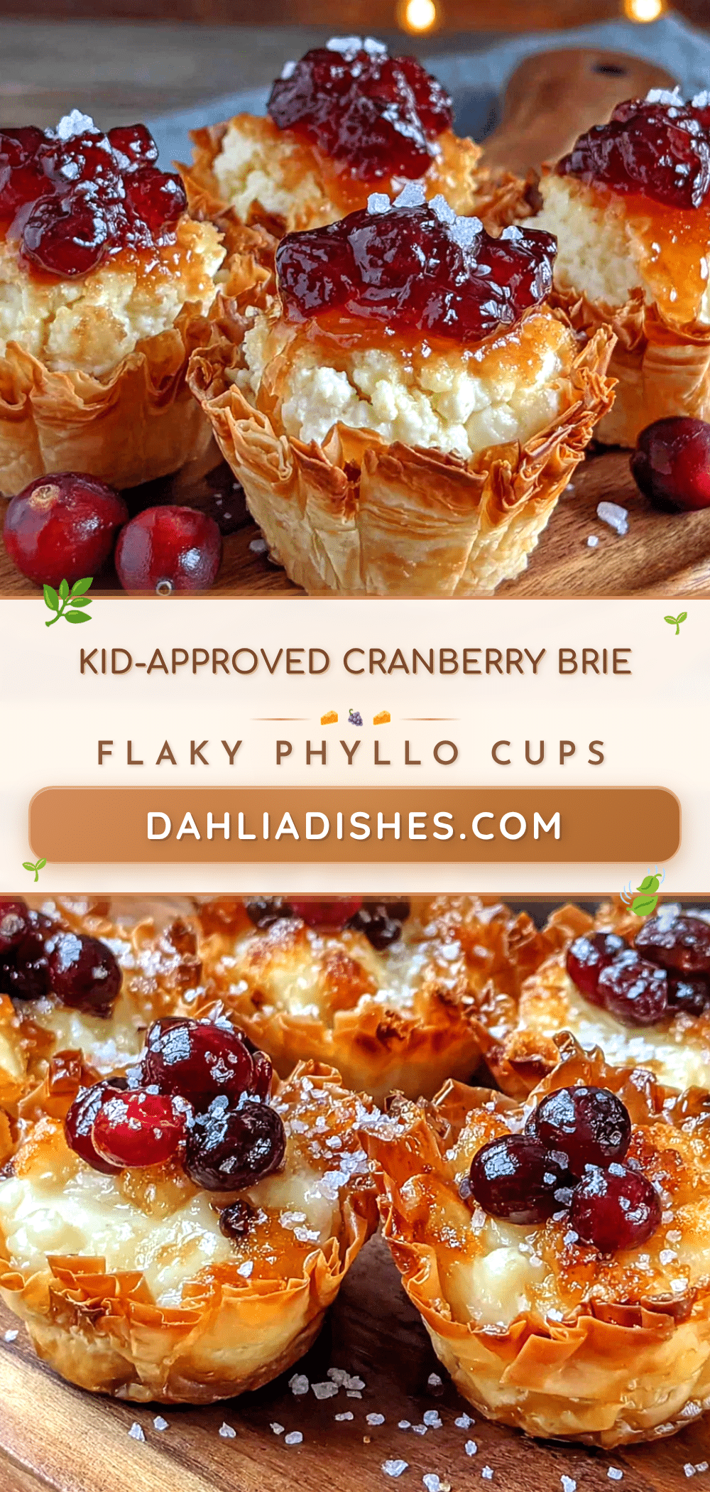 cranberry brie bites recipe