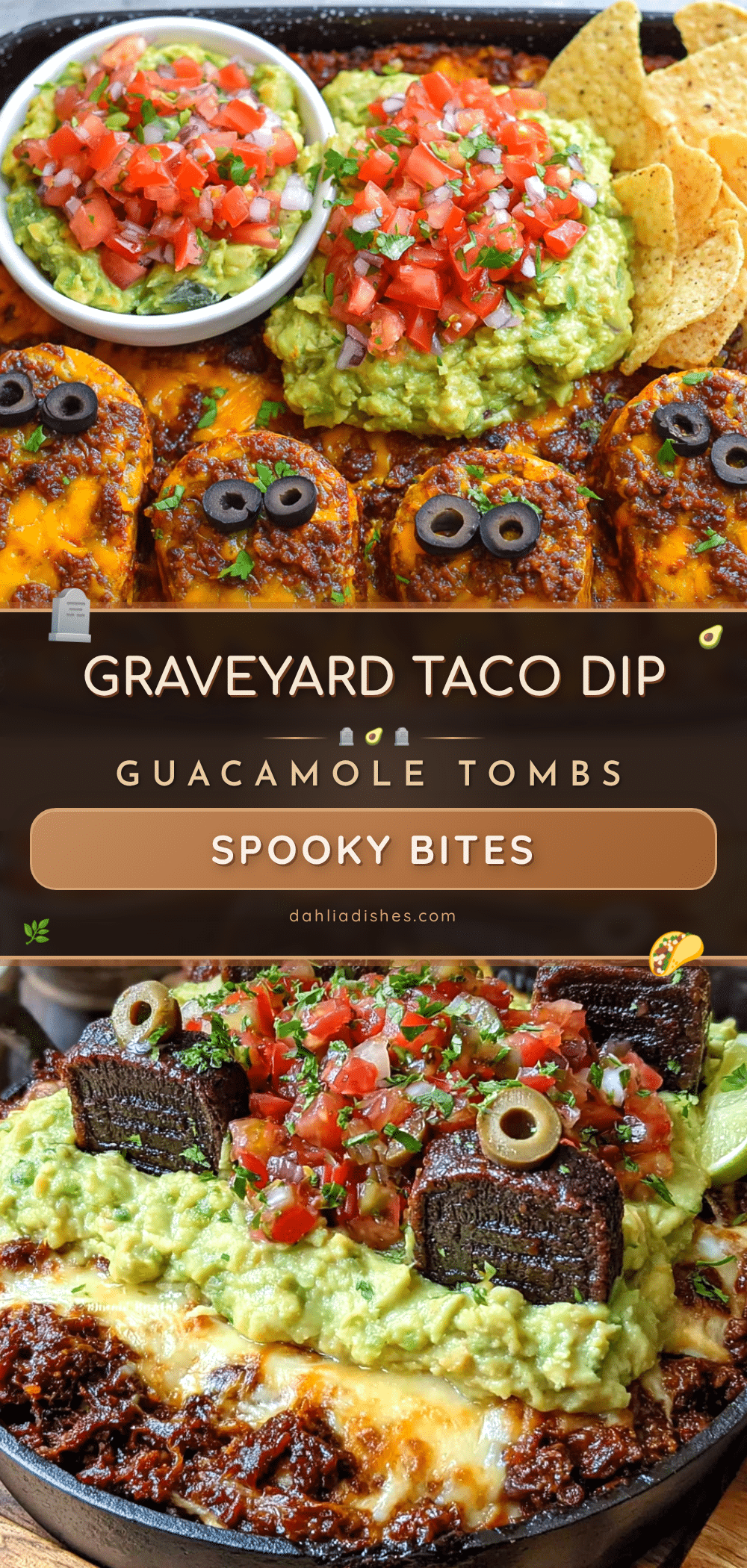 graveyard taco dip recipe